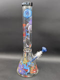 Wormhole Glass - "Call to Danger" Beaker Bong-Avernic Smoke Shop