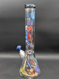 Wormhole Glass - "Call to Danger" Beaker Bong-Avernic Smoke Shop