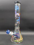 Wormhole Glass - "Call to Danger" Beaker Bong-Avernic Smoke Shop