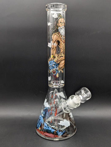 Wormhole Glass "Kalinda" 15" Beaker Bong