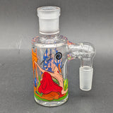 Wormhole Glass Mushroom Dry Ash Catcher 14mm-Avernic Smoke Shop