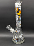 Wormhole Glass "Robo-Bees" 14″ Beaker Bong