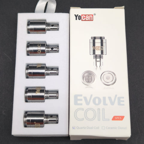 Yocan Evolve Dual Quartz Coil | 5ct Box