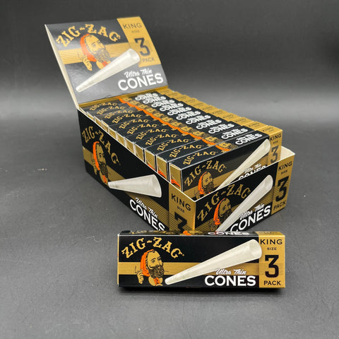 Zig-Zag King Size Cones | 3pk