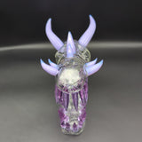 10" Dragon Skull Sculpture Rig - by EKA Glass - Avernic Smoke Shop