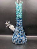 10" Glow in the Dark Bubble Beaker Bong - Avernic Smoke Shop