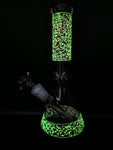 10" Glow in the Dark Squiggle Beaker Bong - Avernic Smoke Shop