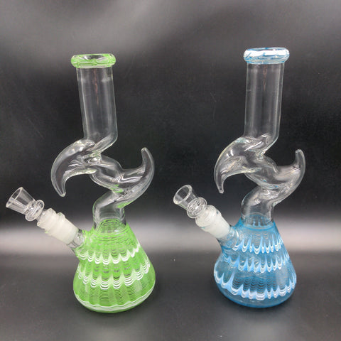 10" Kink Zong Water Pipe - Avernic Smoke Shop