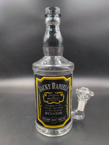 10" Smoke Liquor Bottle Jacky Water Pipe - Avernic Smoke Shop