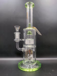 11" B6 Glass Straight Shooter Water Pipe with Multi Percs - Avernic Smoke Shop