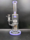 11" B6 Glass Straight Shooter Water Pipe with Multi Percs - Avernic Smoke Shop