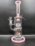 11" B6 Glass Straight Shooter Water Pipe with Multi Percs - Avernic Smoke Shop