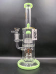 11" B6 Glass Straight Shooter Water Pipe with Multi Percs - Avernic Smoke Shop