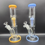 11" Classic Straight Tube Water Pipe w/ Tree Perc - Avernic Smoke Shop