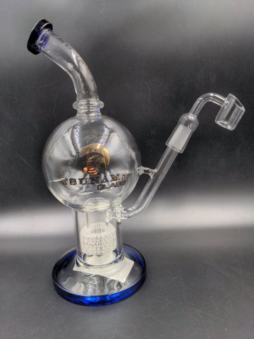 11" Tsunami Shower Head Globe Concentrate Rig - Avernic Smoke Shop