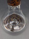 12" Coffee Wig Wag Beaker - By Texas Hot Glass - Avernic Smoke Shop