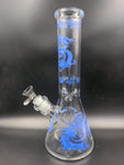 12" Dragon 9mm Glass Beaker - Avernic Smoke Shop