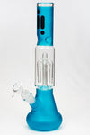 12" infyniti frost glass 4-arm round beaker Bong - Avernic Smoke Shop