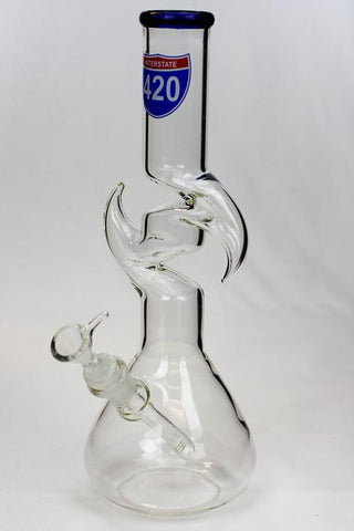 12" kink zong water pipe