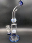 12" Mushroom Shower Perc Water Pipe 14mm - Avernic Smoke Shop