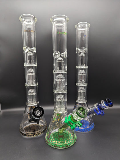 13" Phoenix Double Tree Beaker Bong - Avernic Smoke Shop