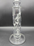 13" Swiss Inline Water Pipe - By Texas Hot Glass