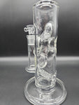 13" Swiss Inline Water Pipe - By Texas Hot Glass - Avernic Smoke Shop