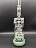 13.5" Quad Tube Donut Recycler Bong - Avernic Smoke Shop