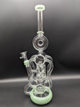 13.5" Quad Tube Donut Recycler Bong - Avernic Smoke Shop