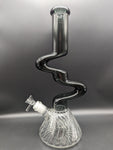 13.5" Zong Beaker w/ Crystal Base - Avernic Smoke Shop