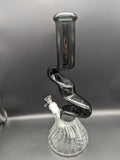 13.5" Zong Beaker w/ Crystal Base - Avernic Smoke Shop