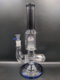 14" 8 Arm Tree Perc and Inline Diffused Water Pipe
