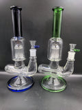 14" 8 Arm Tree Perc and Inline Diffused Water Pipe