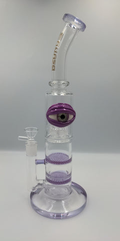 14" Cyclops MoZone Eye Water Pipe with Honeycomb percs - Avernic Smoke Shop