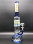 14" Fumed Locket Bong w/ Honeycomb - Avernic Smoke Shop