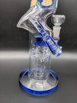 14” Shooter Zong with Multi Perk Chamber Double Glass Handle and Mouth - Avernic Smoke Shop