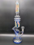 14” Shooter Zong with Multi Perk Chamber Double Glass Handle and Mouth - Avernic Smoke Shop