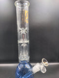 15" Football Water Pipe with Double Percs - Avernic Smoke Shop