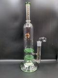 15" Tsunami Double Honeycomb Rig - Avernic Smoke Shop