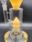 15" Upside Down Cone Bent Neck Water Pipe