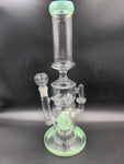 15.5" 3 Arm Recycler w/Thin Neck - Avernic Smoke Shop