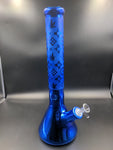 16" Luxury Pattern 7mm Metallic Beaker Bong - Avernic Smoke Shop