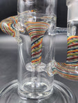 16.5" Heady Swiss Styled Rasta Straigh Tube - Avernic Smoke Shop