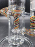 16.5" Heady Swiss Styled Rasta Straigh Tube - Avernic Smoke Shop