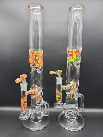 17" 360 Inline Helix Recycler Straight Tube - by THG