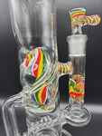 17" 360 Inline Helix Recycler Straight Tube - by THG - Avernic Smoke Shop