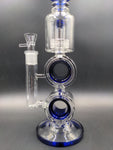 17" H2O Dual Donut Water Pipe