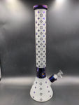 18" LV 7mm Frosted Glass Beaker Bong - Avernic Smoke Shop