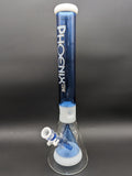 18" Phoenix Glass Beaker with Collins Pyramid Perc - Avernic Smoke Shop