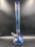 19" Genie Rainbow Metallic 7mm Glass Beaker Bong - Avernic Smoke Shop